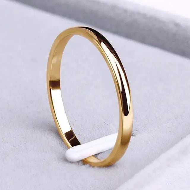 Eenvoudige ring in goud
