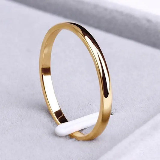 Eenvoudige ring in goud