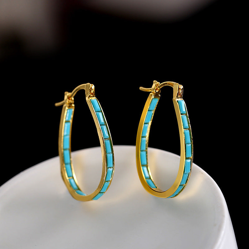 Oorbellen Caspienne in goud