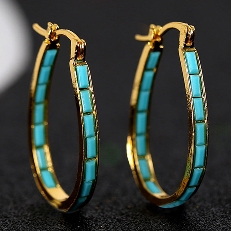 Oorbellen Caspienne in goud
