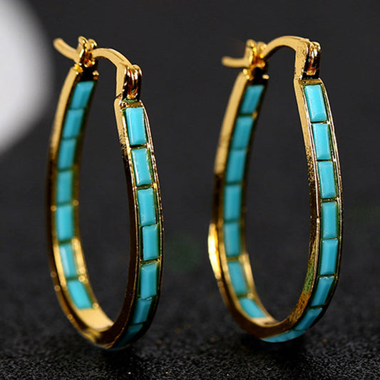 Oorbellen Caspienne in goud
