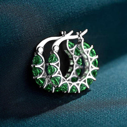 Creolen Hélène Marlot in wit goud
