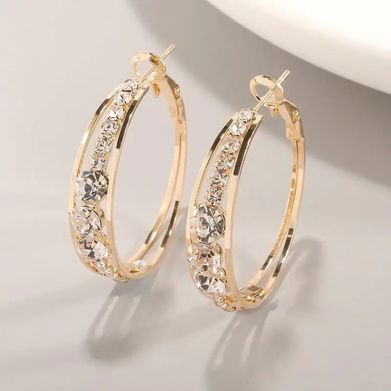 Elegante oorbellen in goud