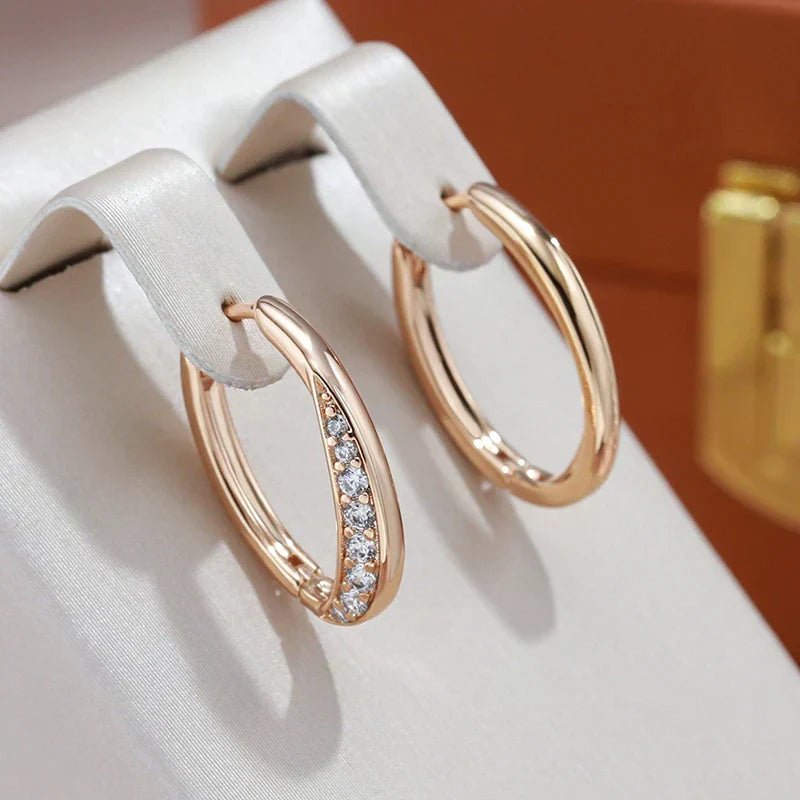 Luxe oorbellen in goud