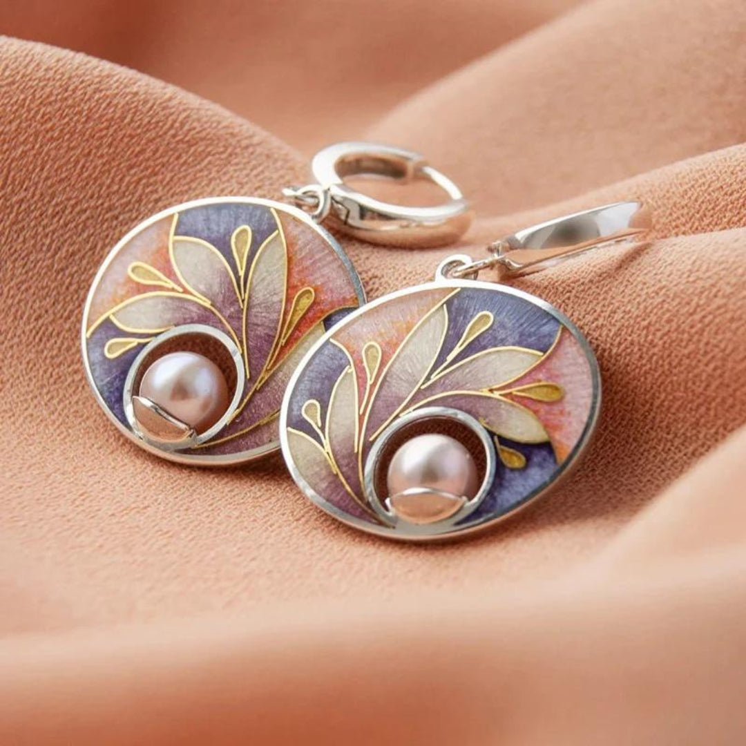 Acryloorbellen met parels in goud