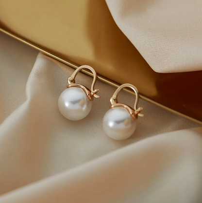 Oorbellen in wit goud