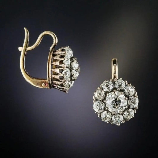 Vintage oorbellen in goud