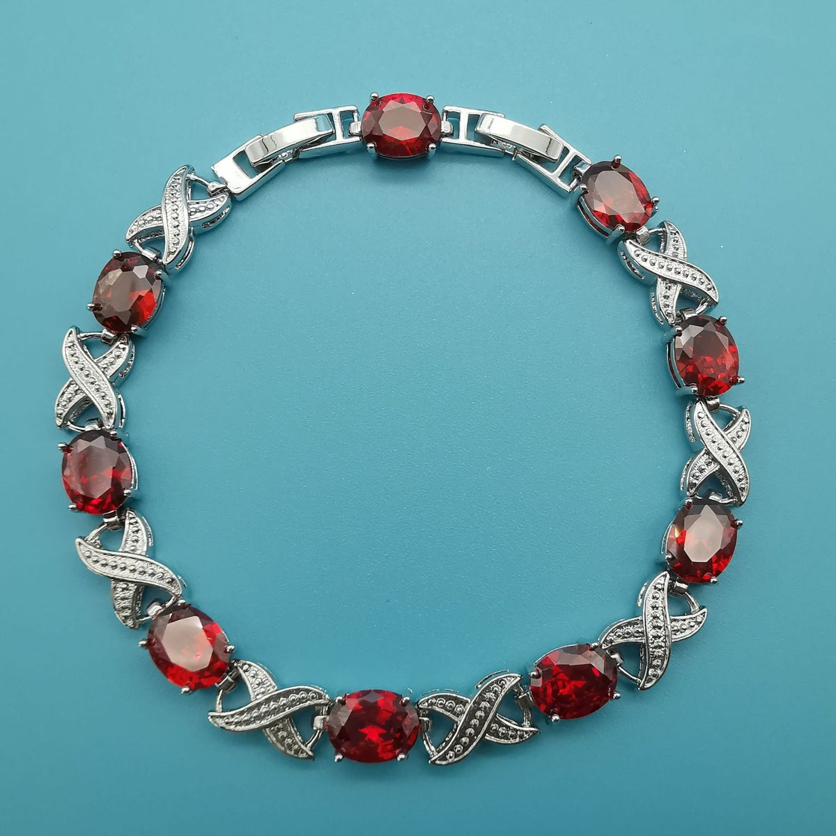 Armband Alendra Flambeau in wit goud