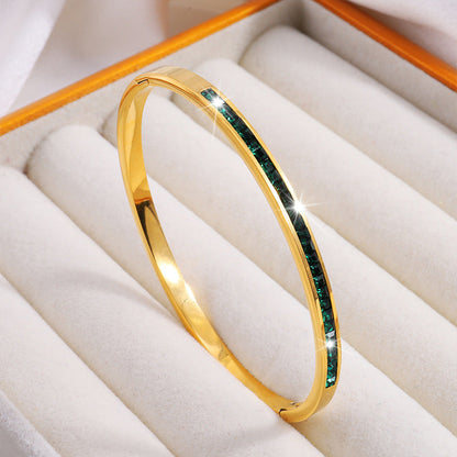 Hemelse armband Viride in goud