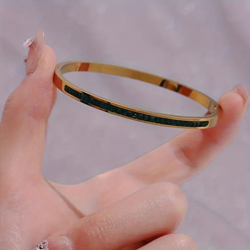 Hemelse armband Viride in goud