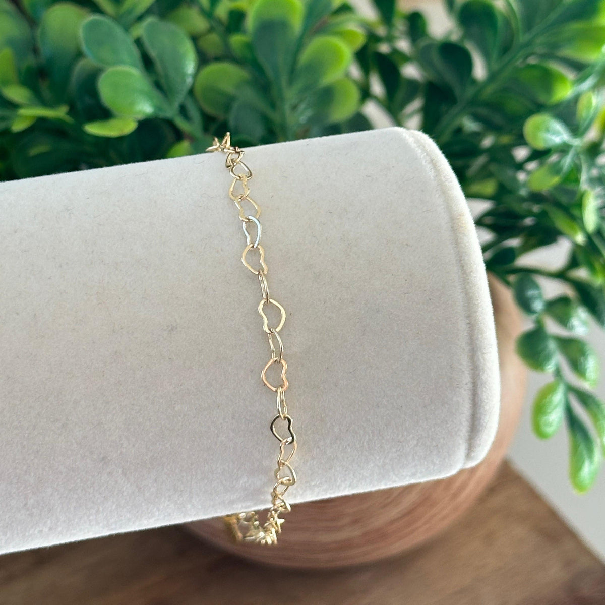 Armband Hartsverbinding in goud