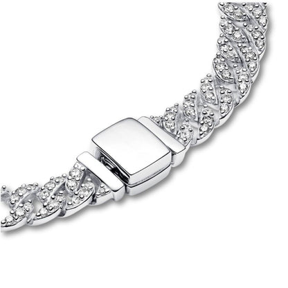 Cubaanse pavé-armband in goud
