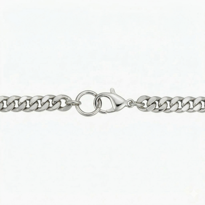 Cubaanse armband in wit goud