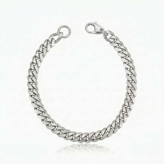 Cubaanse armband | Witgoud