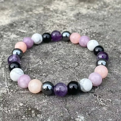 Amethist armband Dora in goud