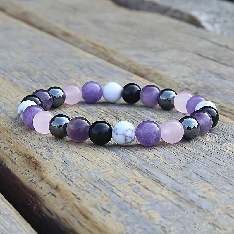 Amethist armband Dora in goud
