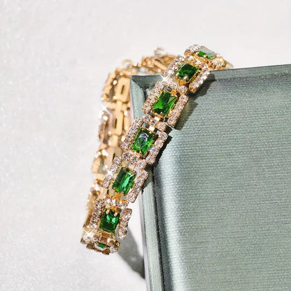 Armband Elisa Esmeralda in goud