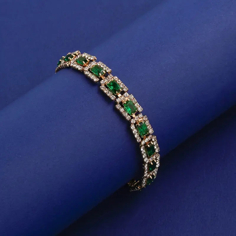 Armband Elisa Esmeralda in goud