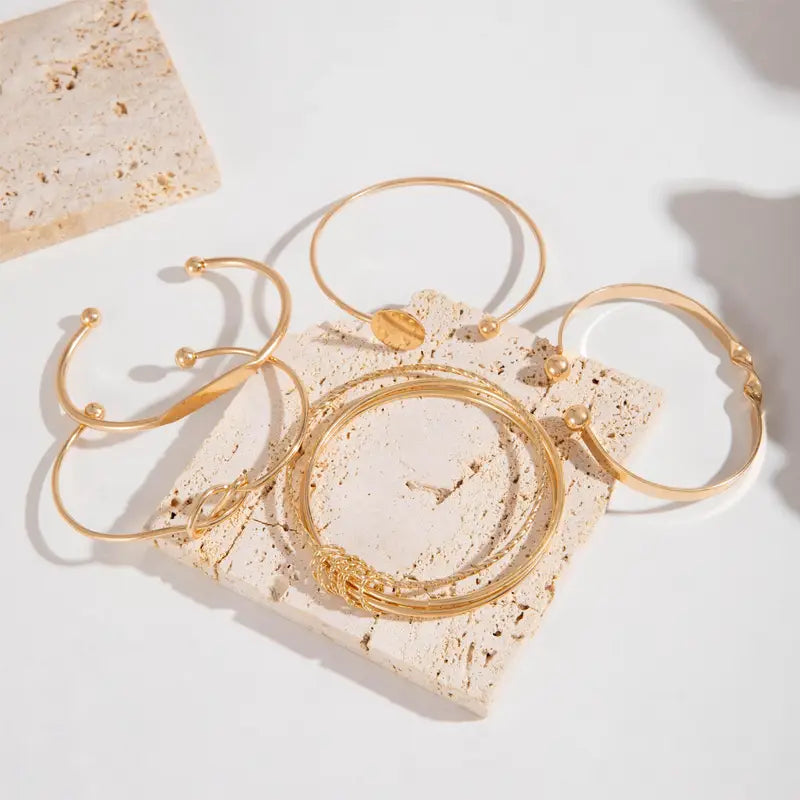 Geknoopte armband Éléganse in goud
