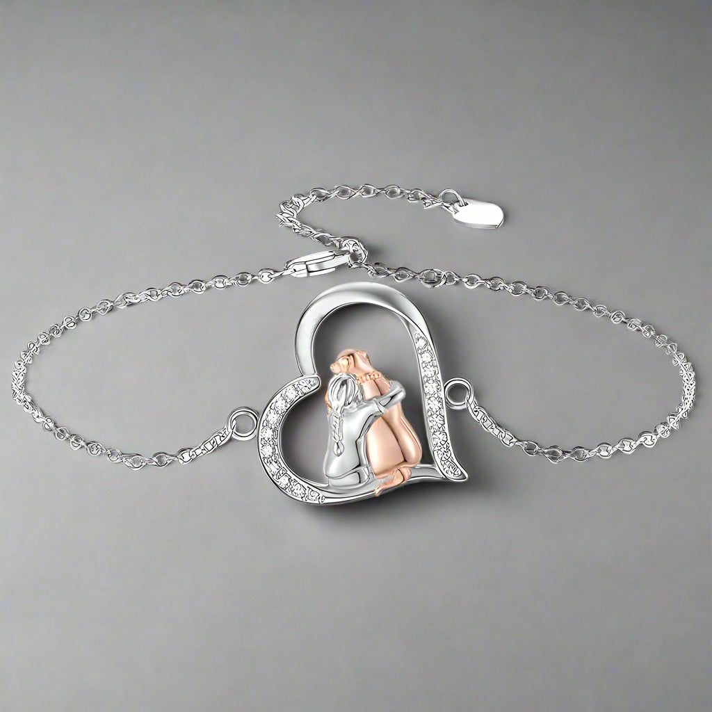 Knuffelarmband in goud