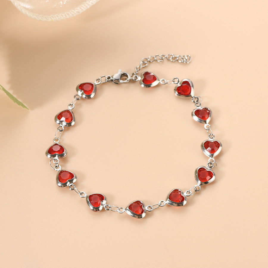 Armband Ophélie Grenatelle in wit goud