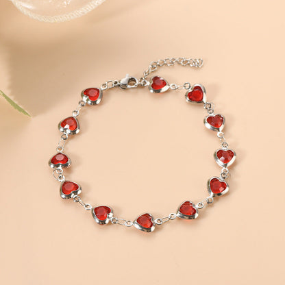 Armband Ophélie Grenatelle in wit goud