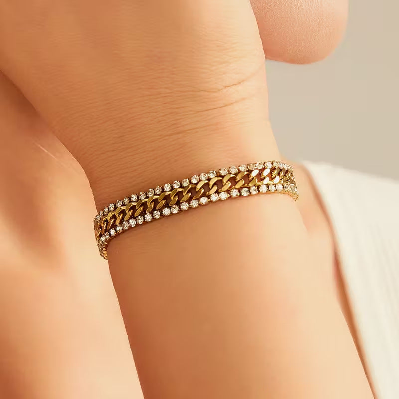 Armband Vela in goud