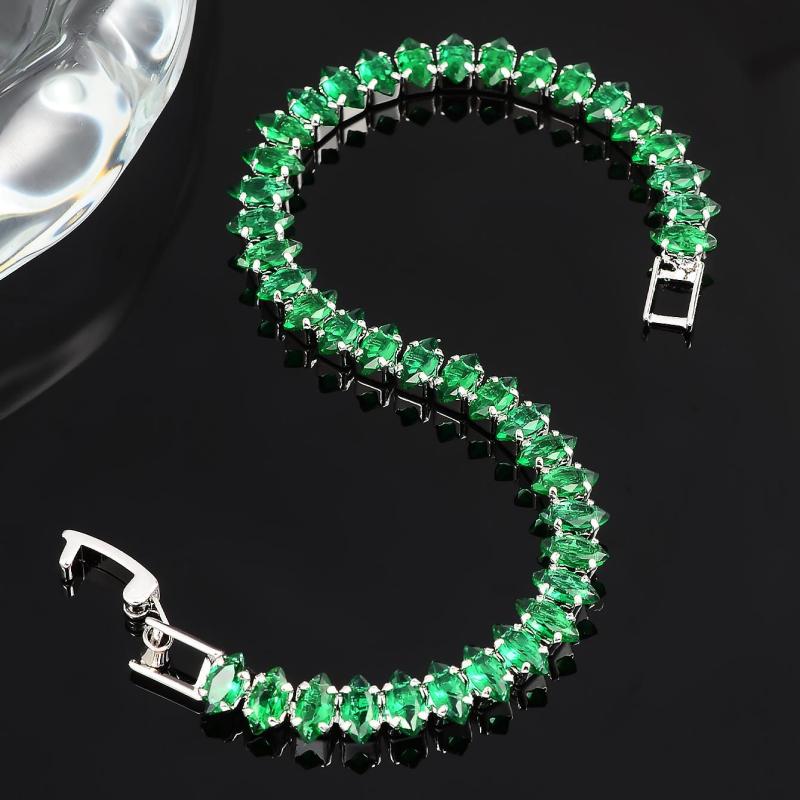 Armband met smaragdstenen | Goud