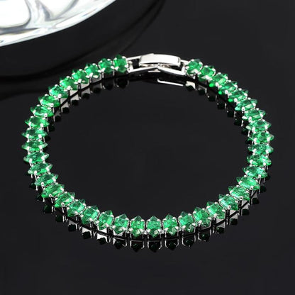 Armband met smaragdstenen | Goud