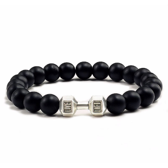 Aromatherapie-armband met lavastenen | Goud