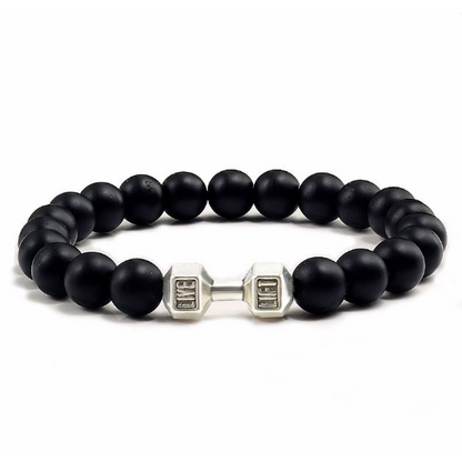 Aromatherapie-armband met lavastenen | Goud