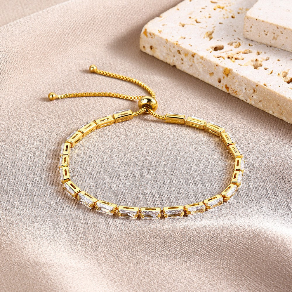Tennisarmband Horizon in goud
