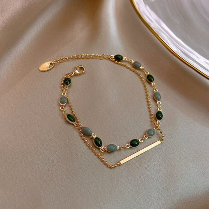 Dubbele armband Charis in goud