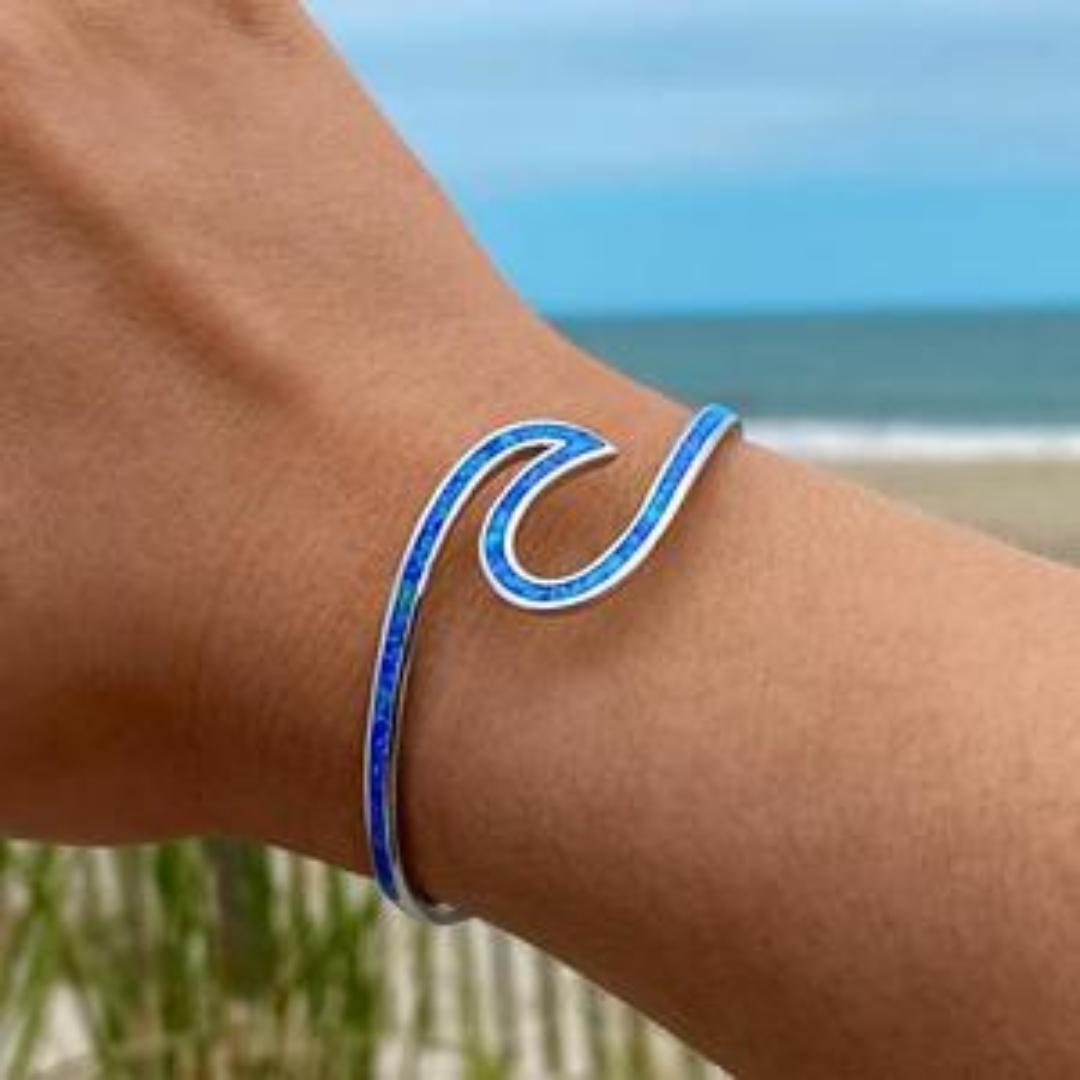 Armband Opaal van de Zee in wit goud