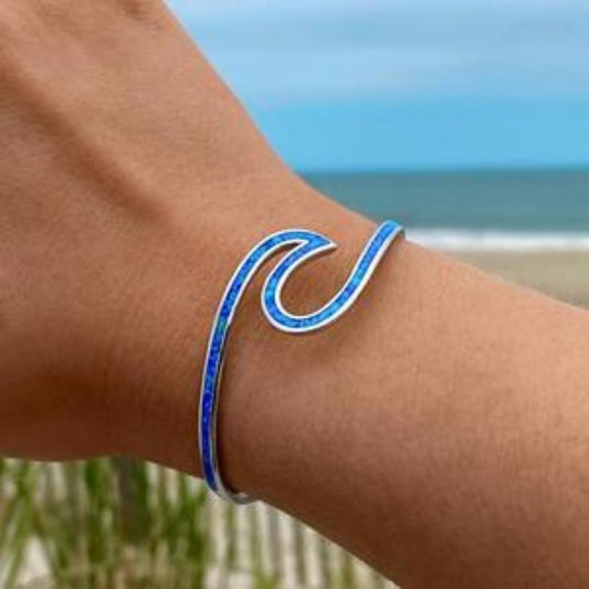 Armband Opaal van de Zee in wit goud