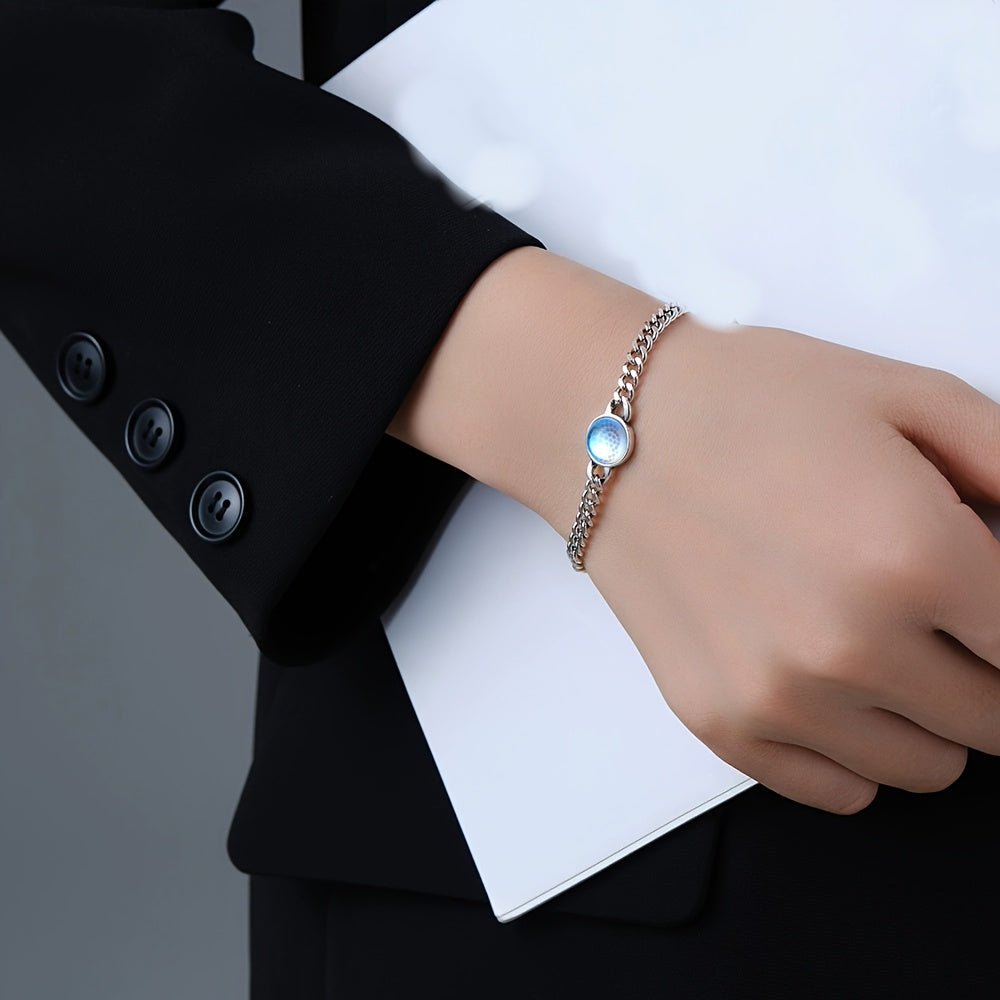 Maansteenarmband Innerlijke Stem in goud