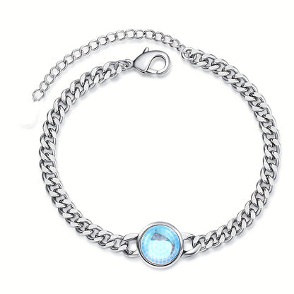 Maansteenarmband Innerlijke Stem in goud
