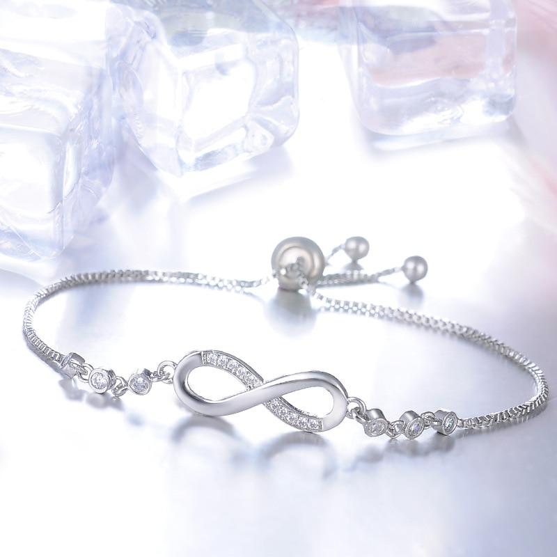 Verstelbare infinity-armband | Goud
