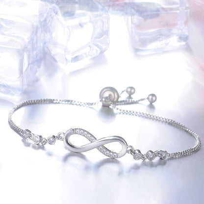 Verstelbare infinity-armband | Goud