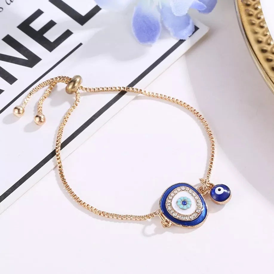 Luxe armband met Gorgonenoog in goud