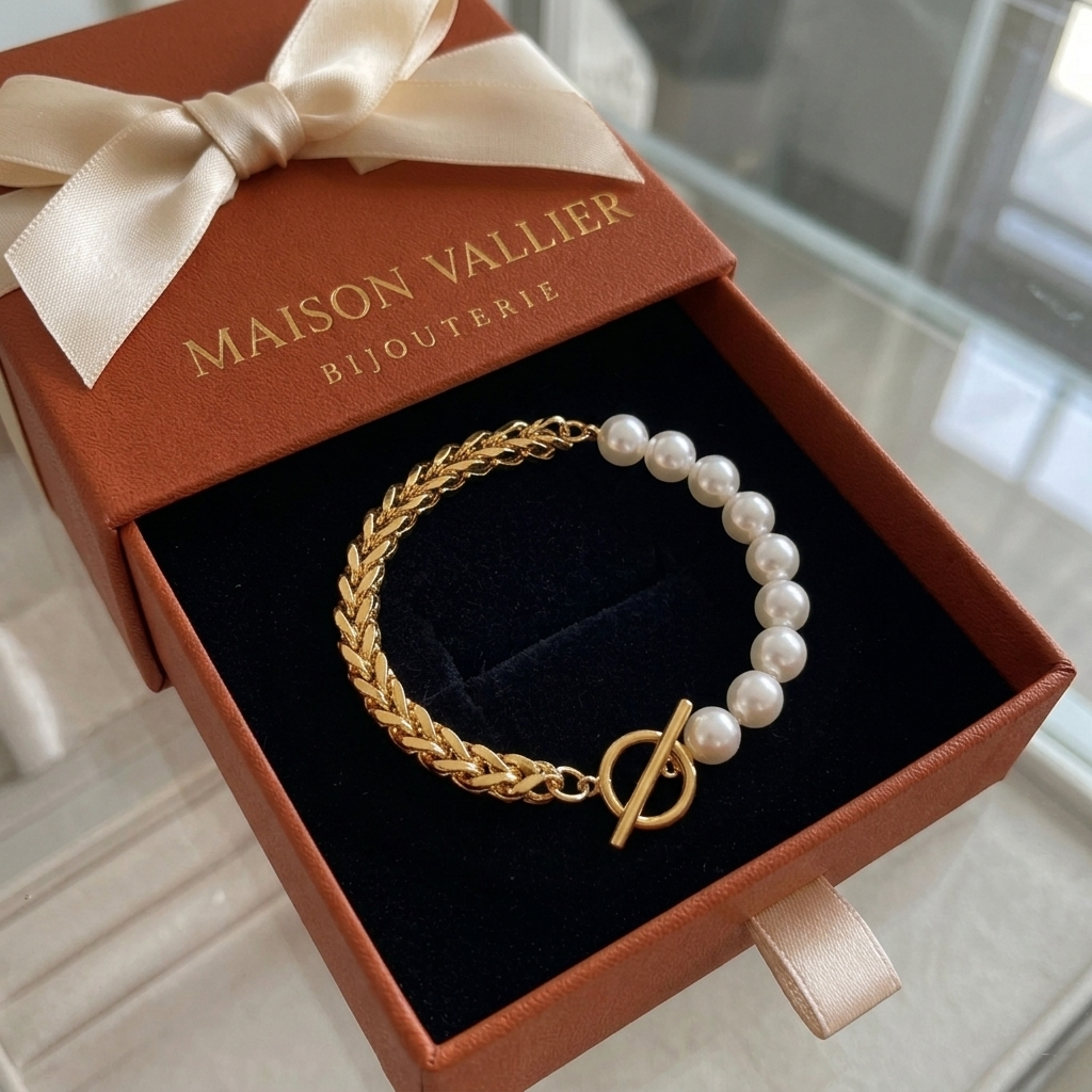 Elegante madeliefjesarmband in goud