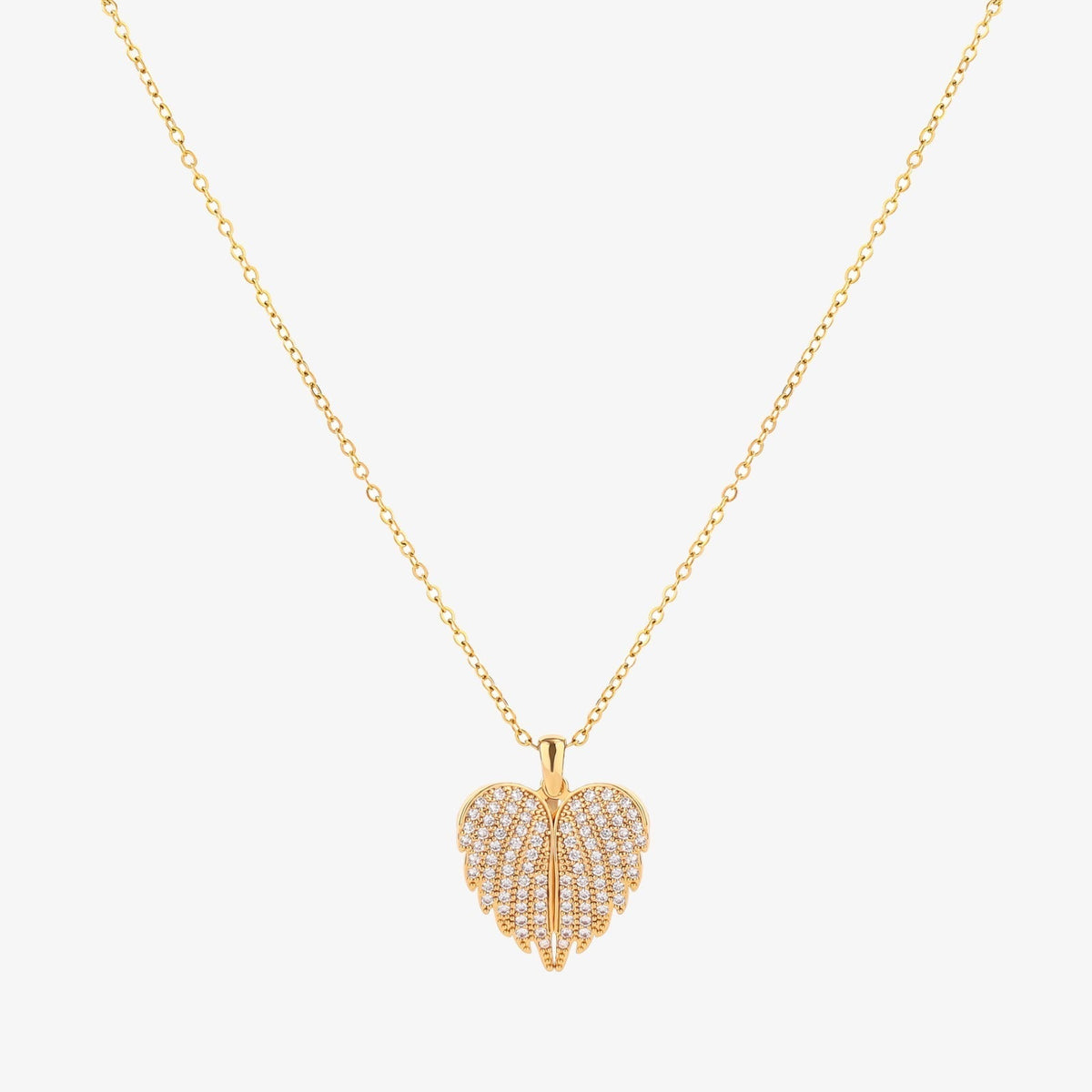 Engelenvleugelketting in goud