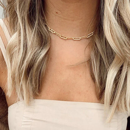 Elegante schakelketting Archen in goud