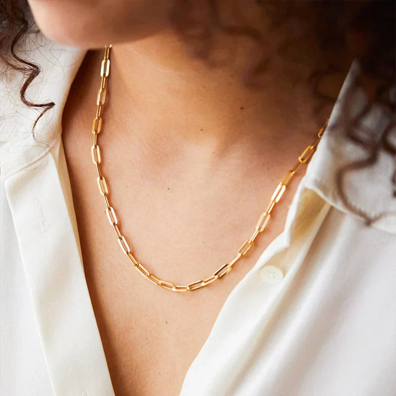 Elegante schakelketting Archen in goud