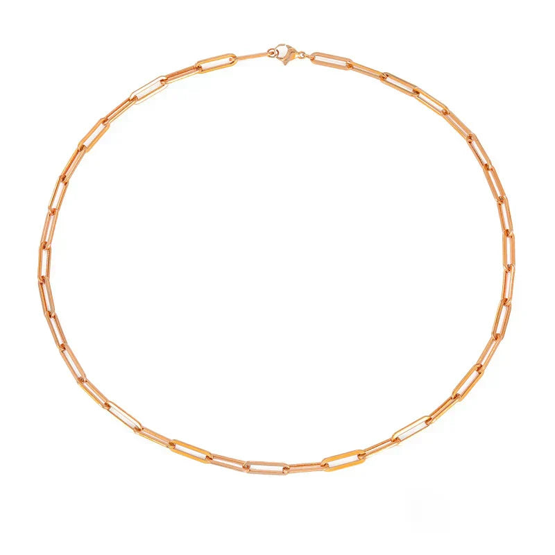 Elegante schakelketting Archen in wit goud