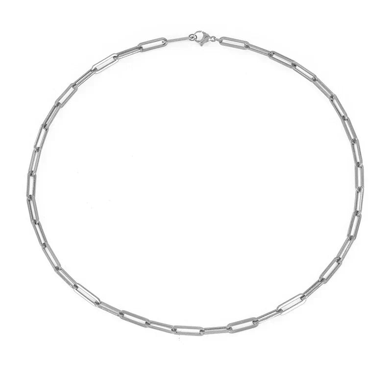 Elegante schakelketting Archen in wit goud