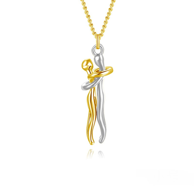 Ketting Eeuwige Omhelzing in goud