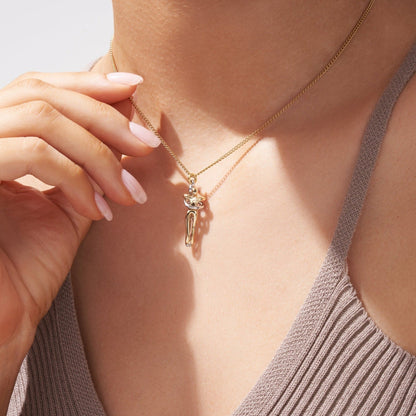 Ketting Eeuwige Omhelzing in goud