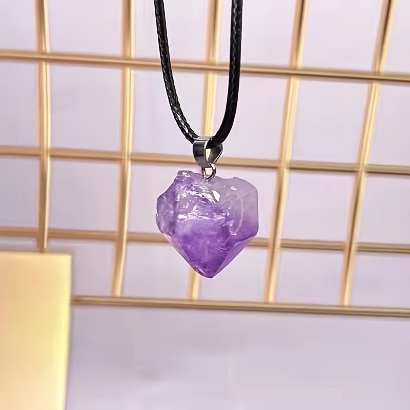 Amethist ketting Inés in goud