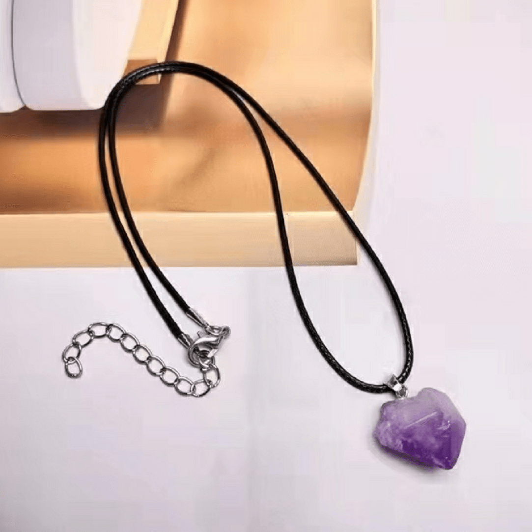Amethist ketting Inés in goud